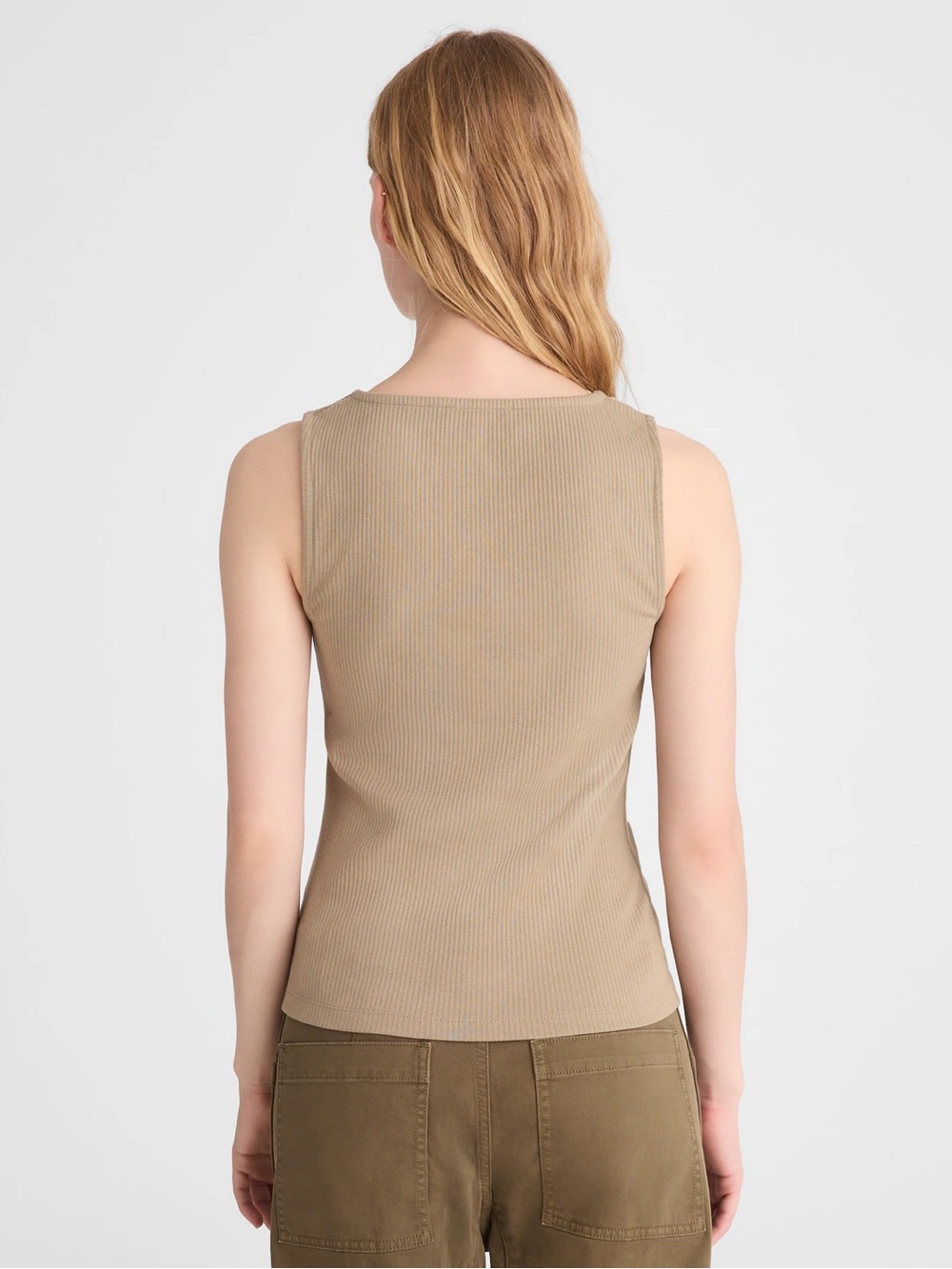 Madewell Lace-Trim V-Neck Tank S - Picture 4 of 9